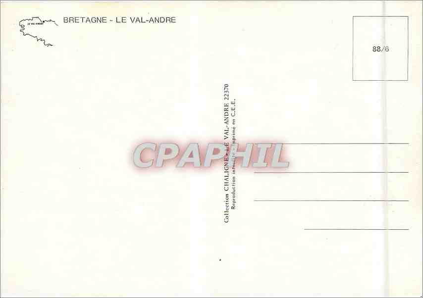 CPM Le Val Andre au Crepuscule  — Rückseite