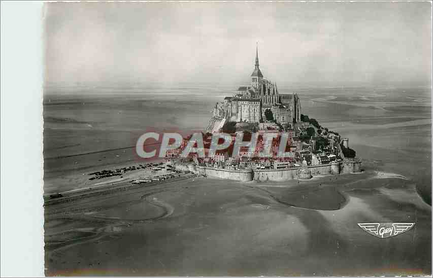 CPM La France vue du Ciel Mont Saint Michel Manche 