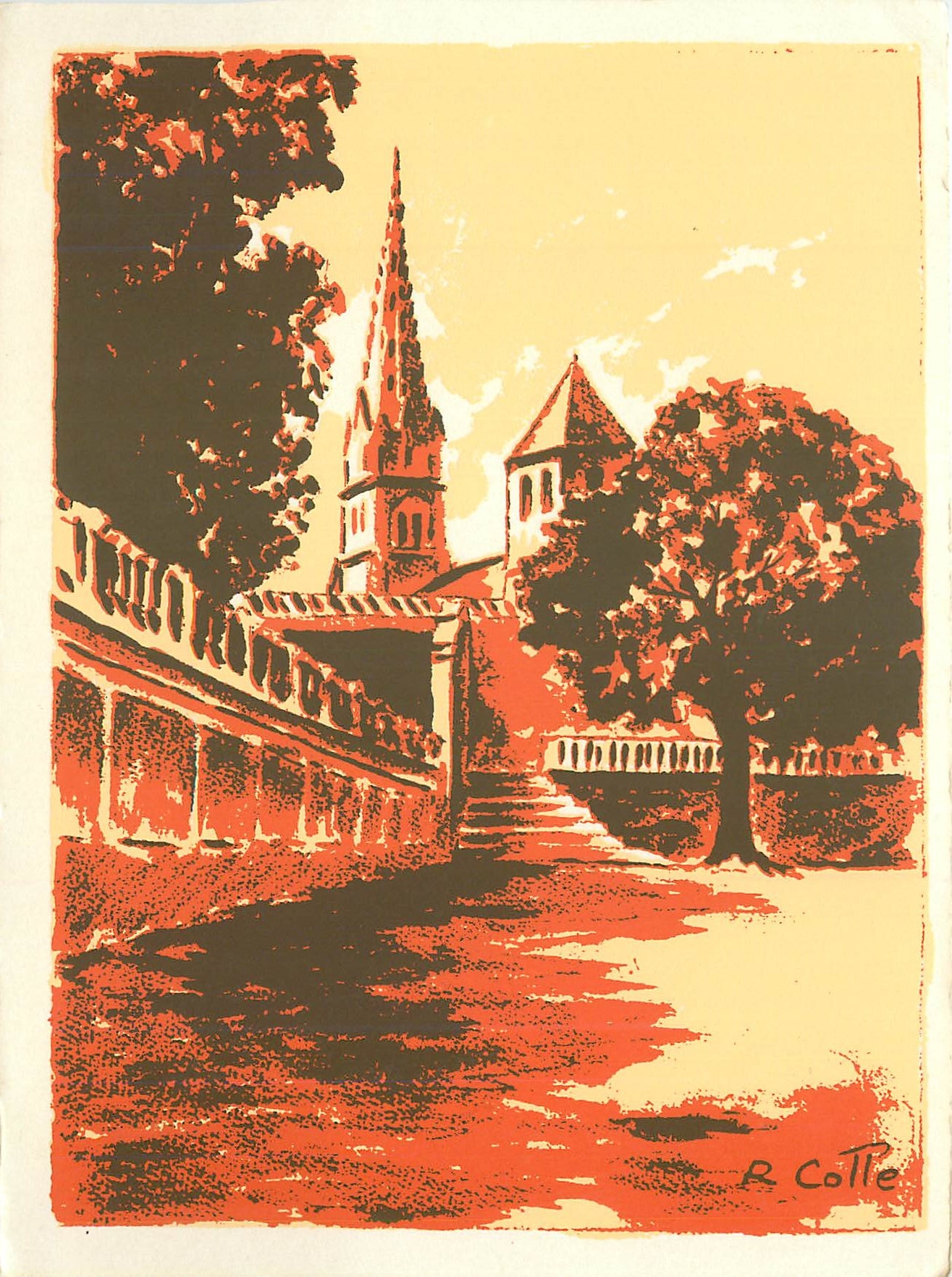 CPM Eglise Saint Laurent Parthenay Deux Sevres 