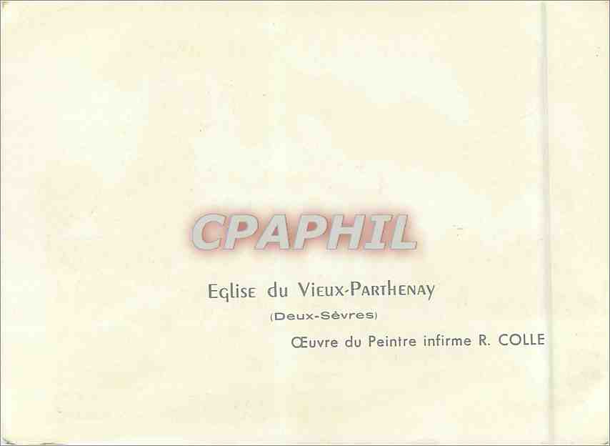 CPM Eglise du Vieux Parthenay Deux Sevres  — Rückseite