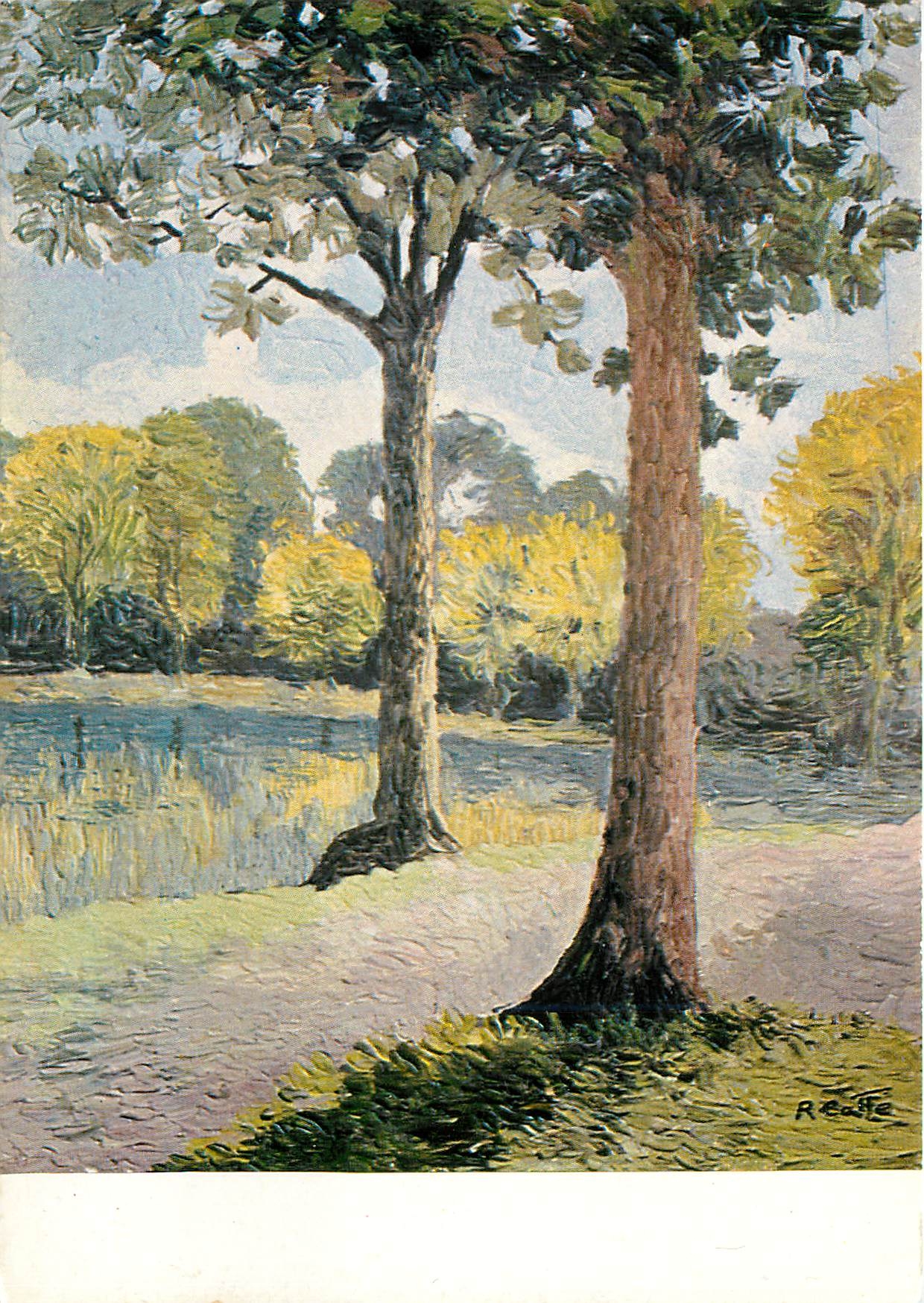 CPM Etang au mois d'Aout  Roger Colle