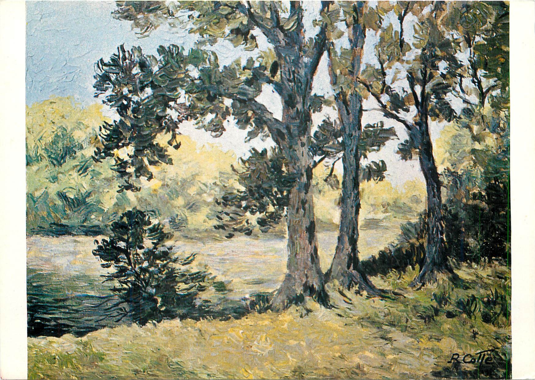 CPM Peinture de Roger Colle Etang en Gatine 