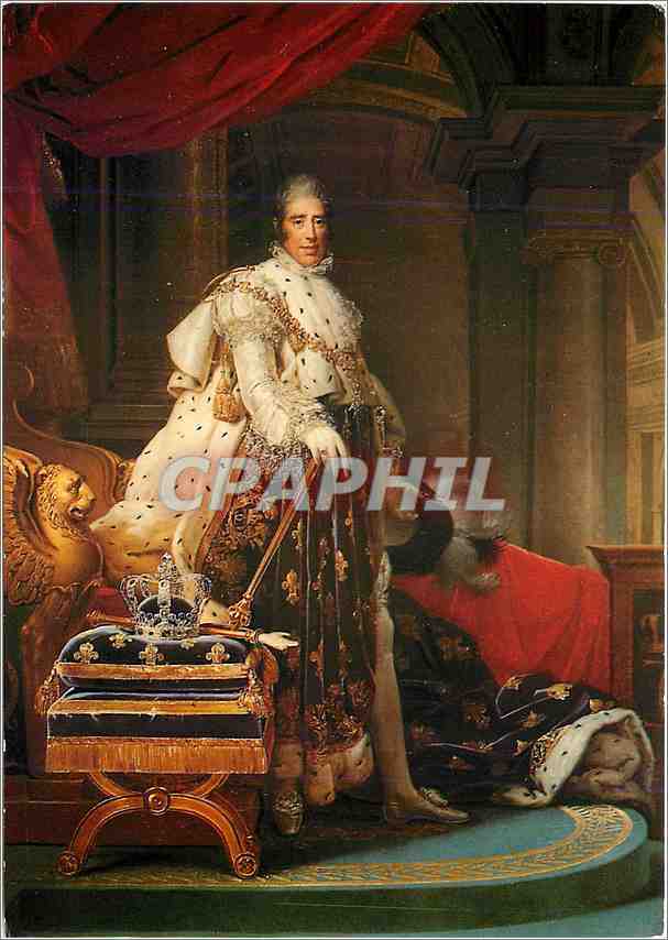 CPM Reims Palais du Tau Portrait de Charles par Gerard 
