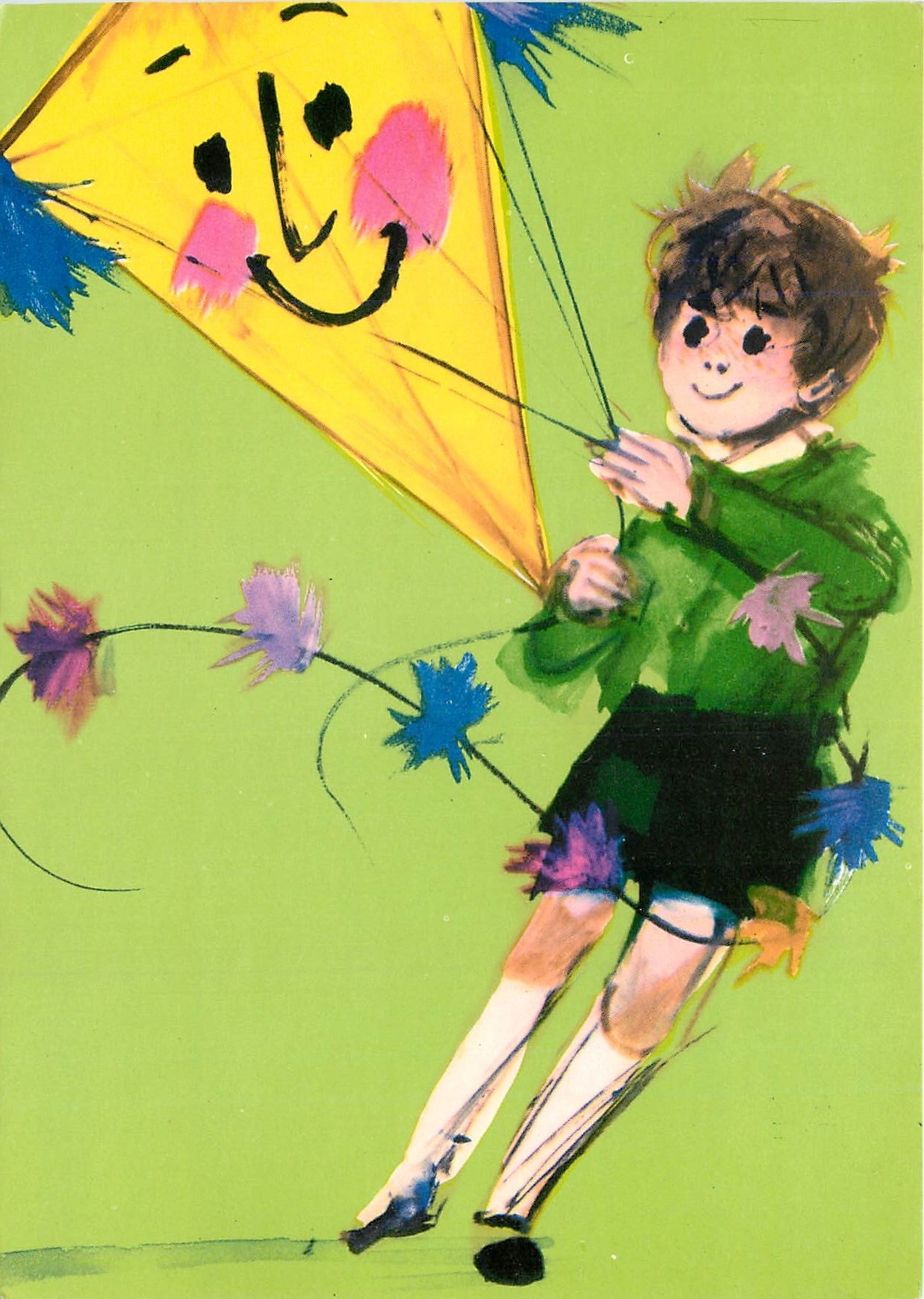 CPM Polskie Linie Lotnicze Lot Polish Airlines  Enfant Avion Aviation Cerf-volant