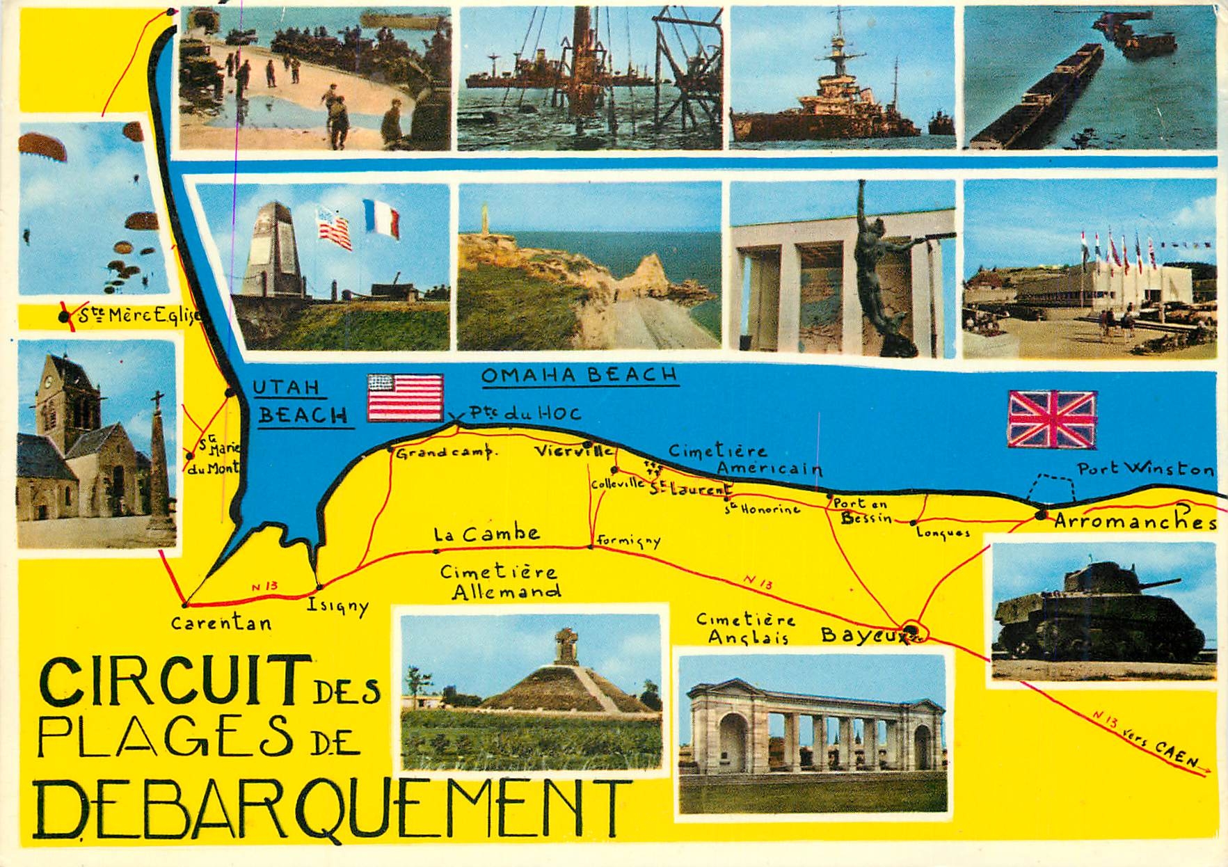 CPM Circuit des Plages de Debarquement Militaria