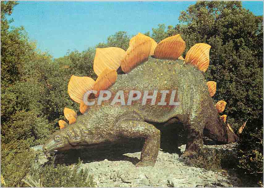 CPM Gorges de l'Ardeche Stegosaure Dinosaure