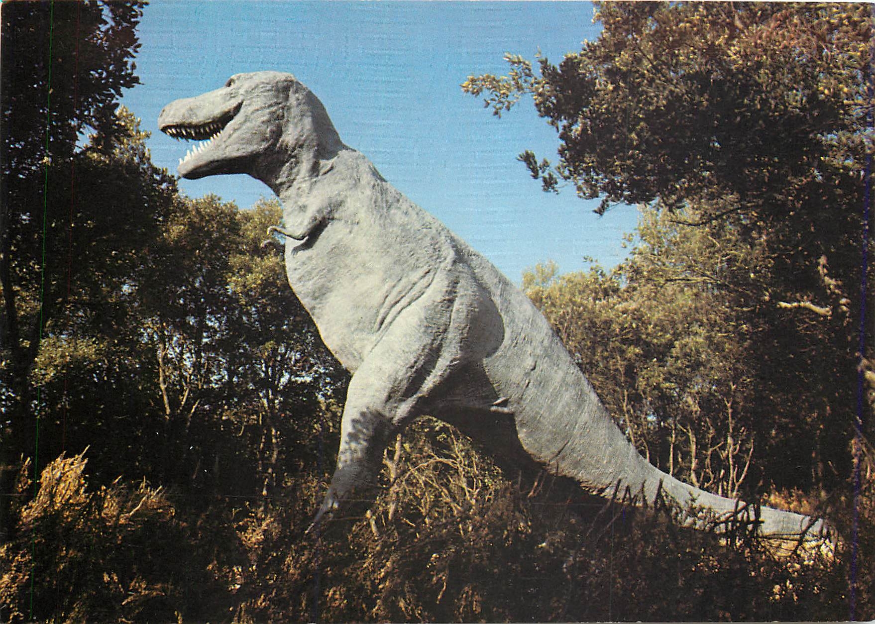 CPM Zoo Prehistorique de Marzal Gorges de l'Ardeche Tyrannosaure Dinosaure