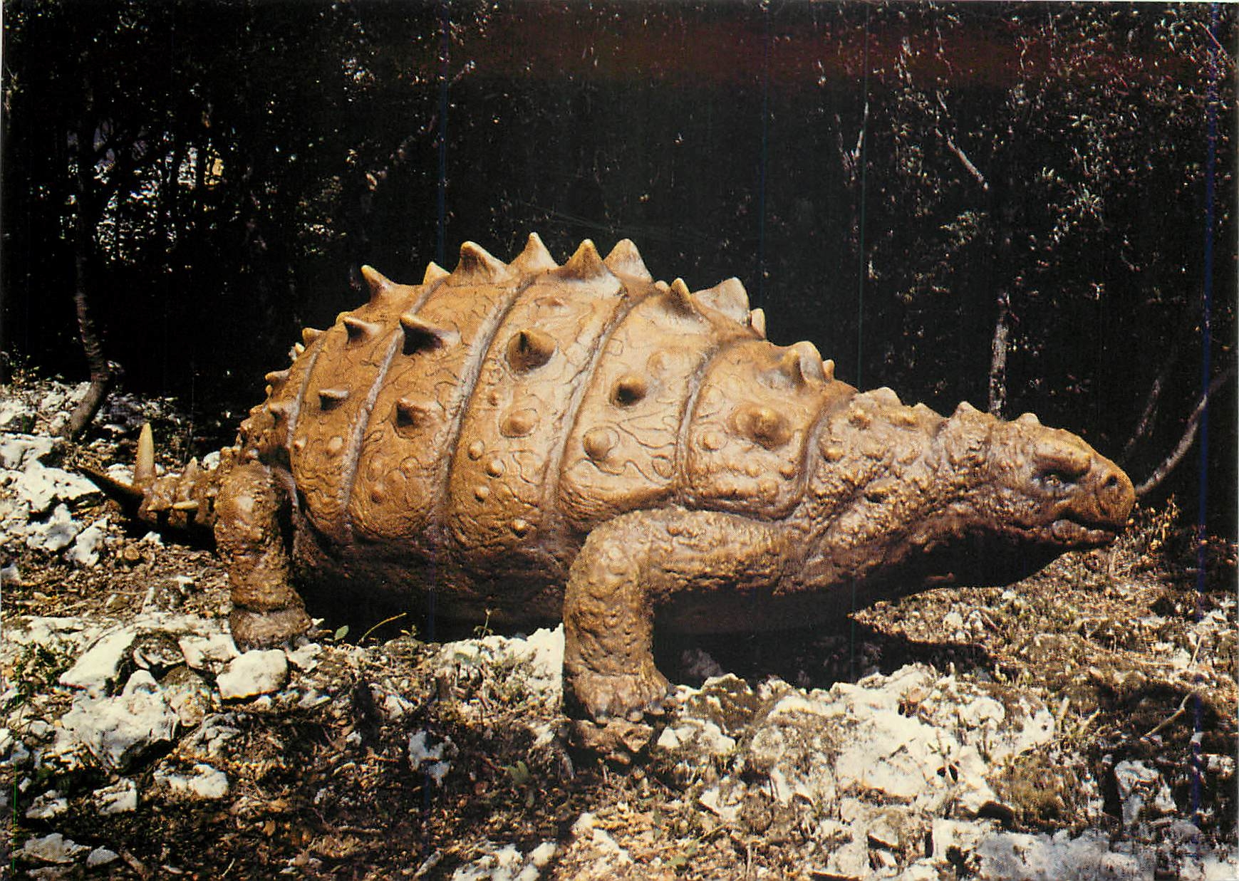 CPM Zoo Prehistorique de Marzal Gorges de l'Ardeche Scolosaure Dinosaure