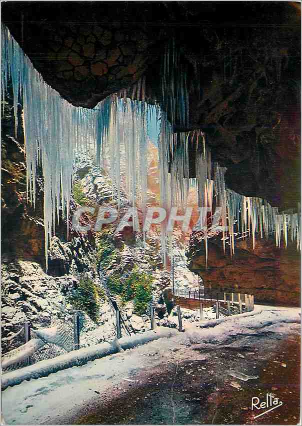CPM Les Alpes Maritimes Les Gorges du Cians en Hiver Route de Touet sur Var a Beuil Valberg 