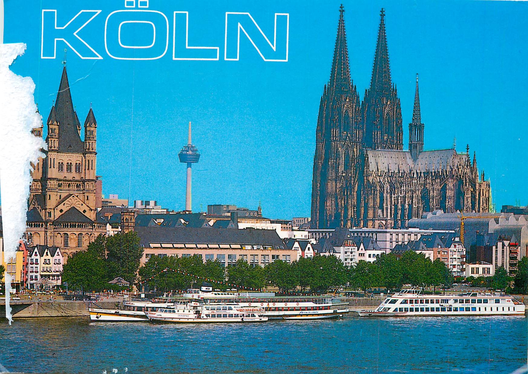 CPM Koln am Rhein Cologne Dom und Gross St Martin 