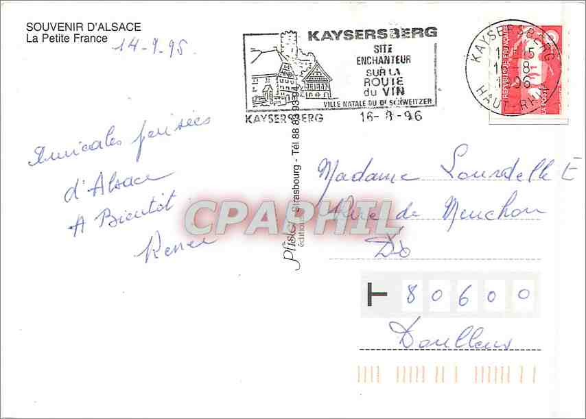 Strasbourg — La Petite France — Graphphil — Achterkant