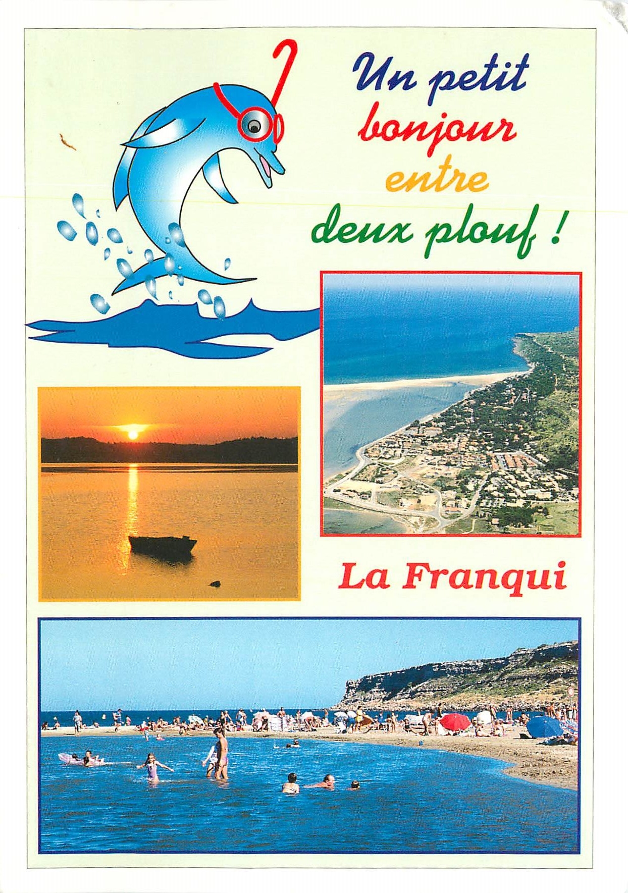 La Franqui — Vue aérienne et plage — Éditions SL