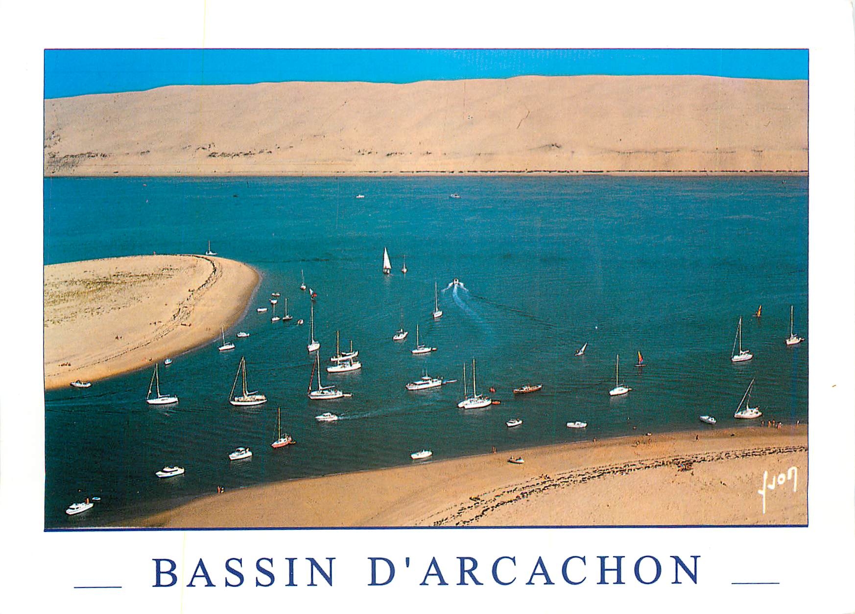 Bassin d'Arcachon — vue aérienne — Éditions d'Art Lyon