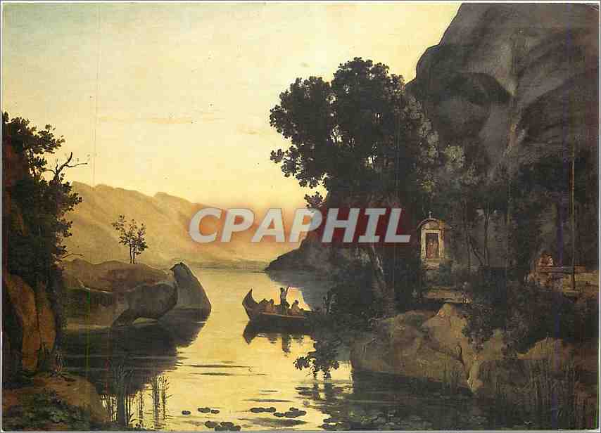 CPM Camille Corot Landschaft bei Riva am Gardasee 