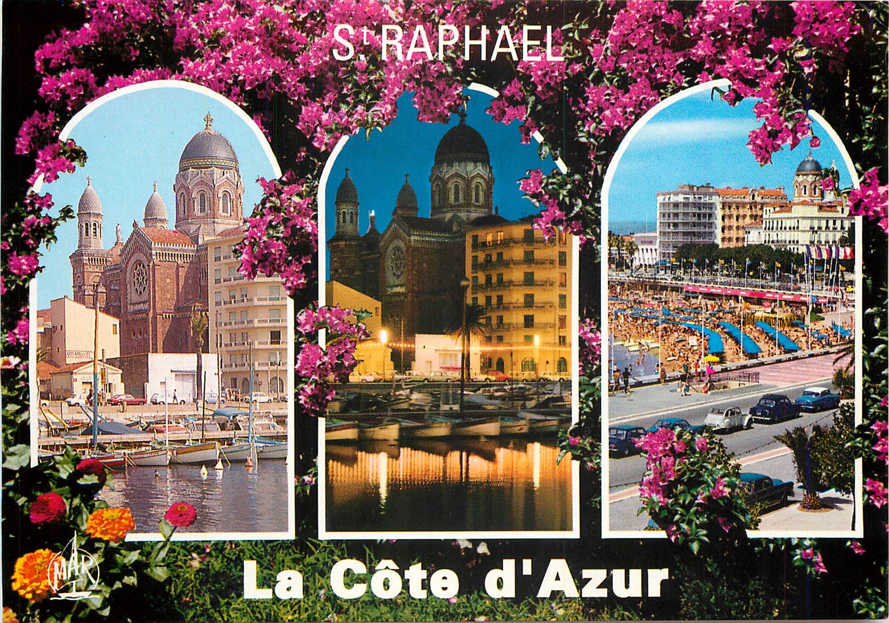 CPM La Cote d'Azur Souvenir de Saint Raphael Var 