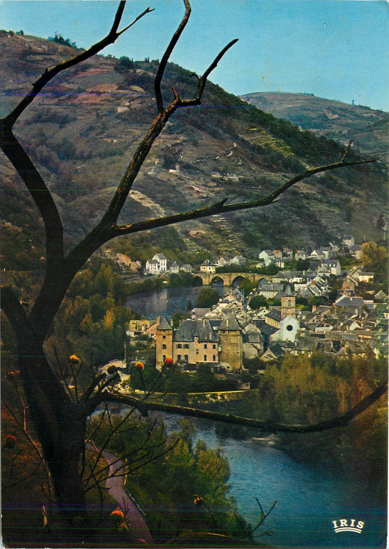 CPM Le Haut Rouergue Entraygues sur Truyere surnommee Entraygues La Jolie Aveyron Vue generale 
