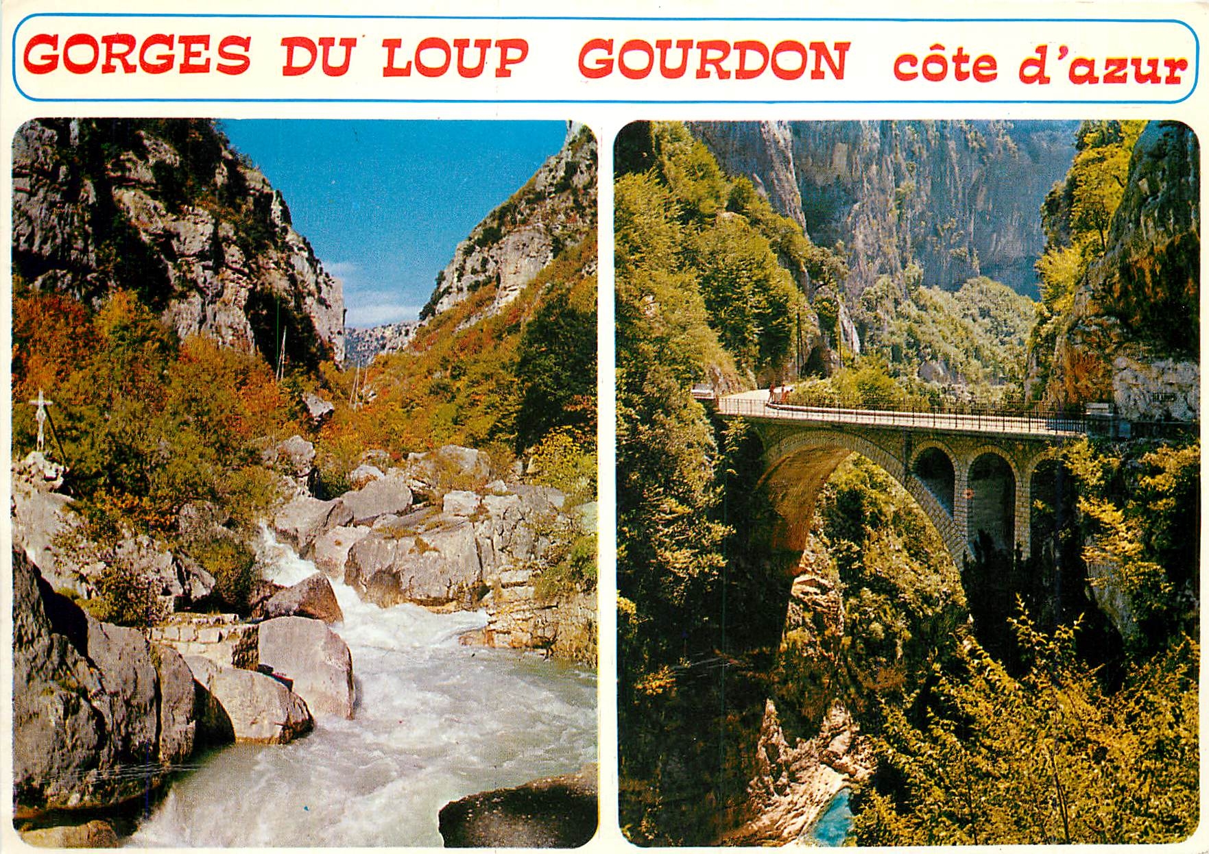 CPM Gorges du Loup Gourdon cote d'Azur 