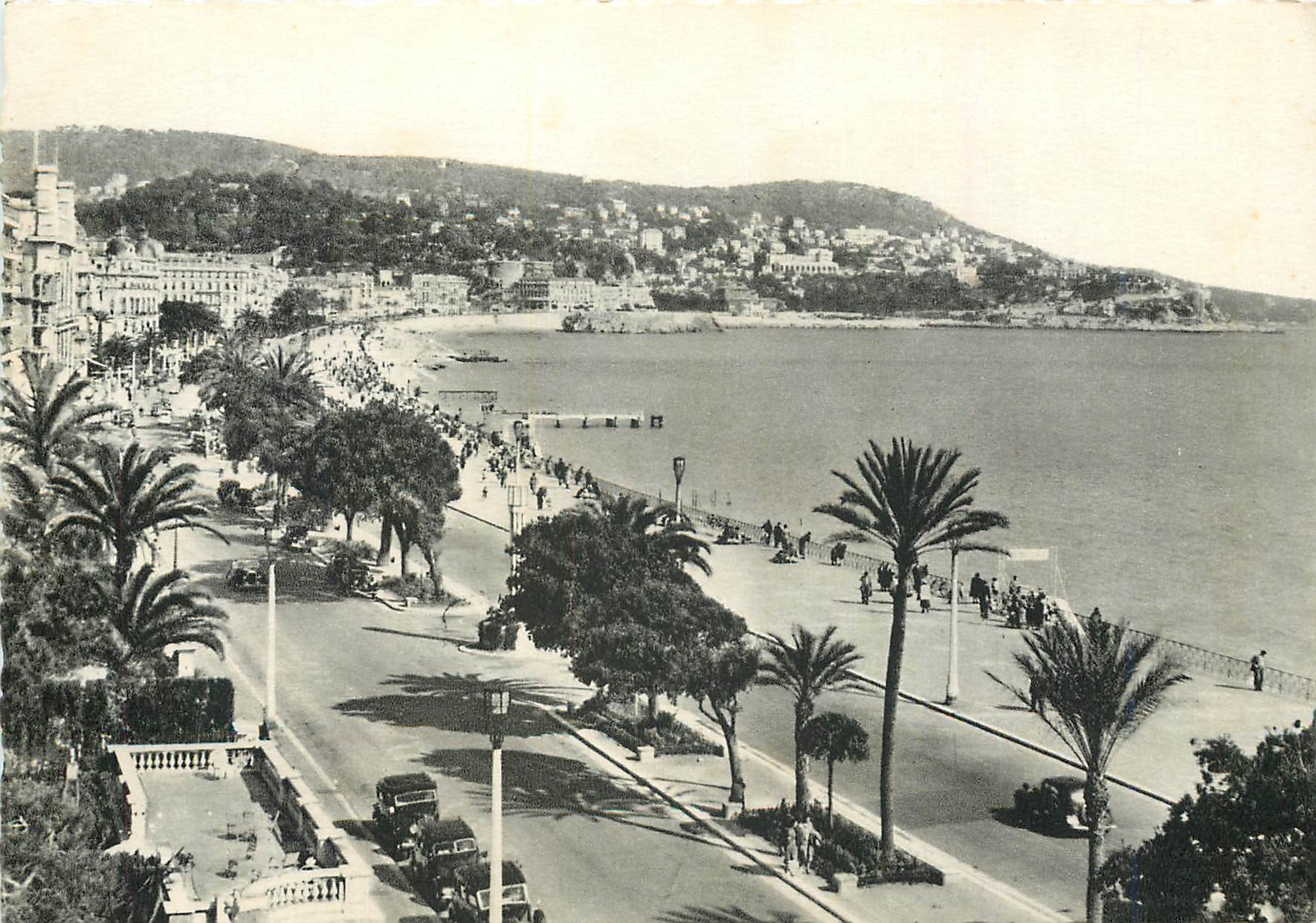 CPM Nice Le Mont Boron et la Promenade des Anglais 