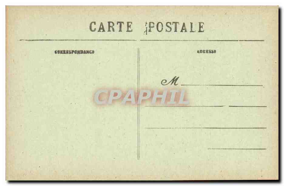 Tanlay CPA Perspective du chateau et Bourg de Tanlay portrait Particelli d'Emery — Back