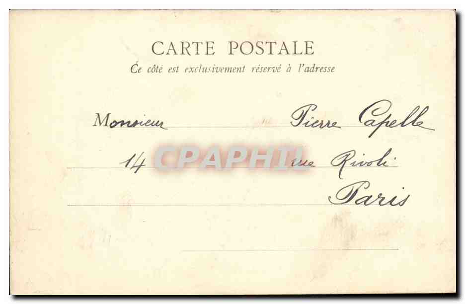 CPA Chateau d'Ancy le France — Back