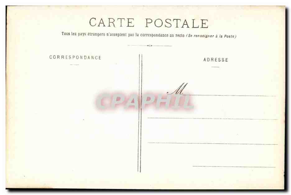 VÉZELAY - La Rue des Ursulines, prise de la Rue du Pontot — Collection J. D. à Sens — Rückseite