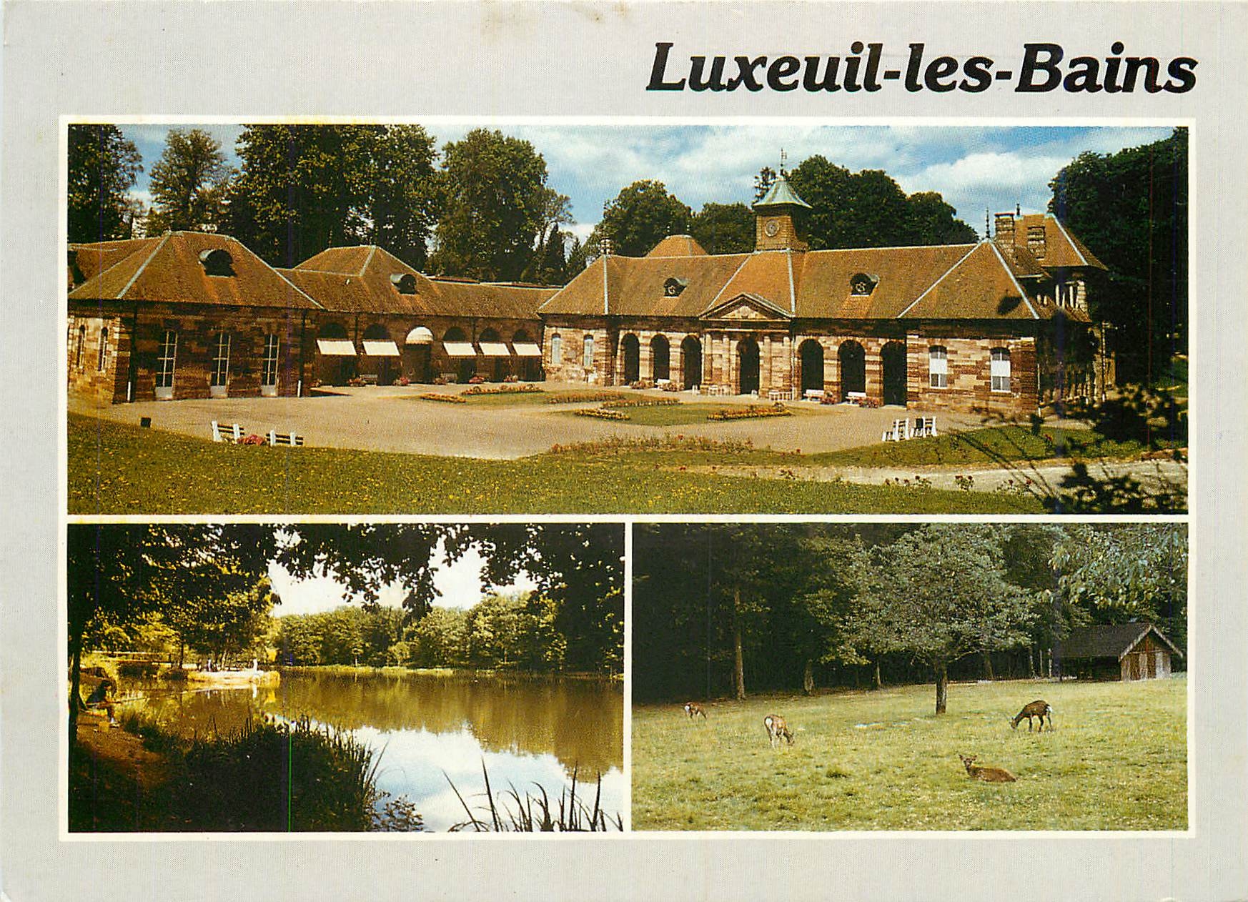 Luxeuil-les-Bains — Établissement thermal et parc animalier — Éditions et Impressions Combier / Mâcon