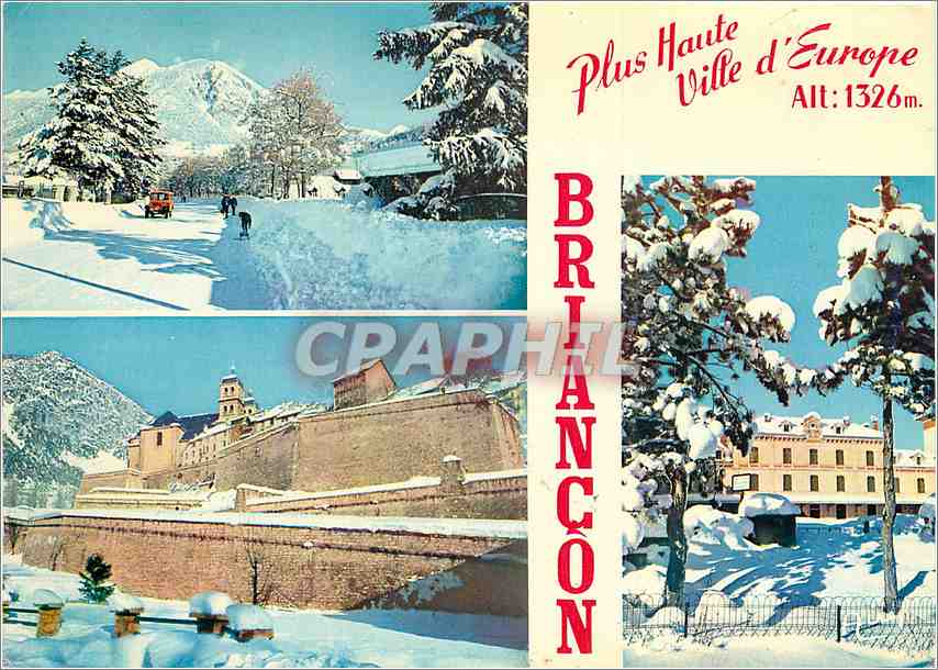 BRIANÇON — Plus Haute Ville d'Europe — Alt: 1326m — Éditions AIREL