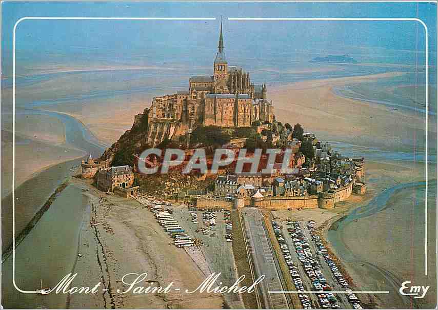 Mont-Saint-Michel — vue aérienne — Emy