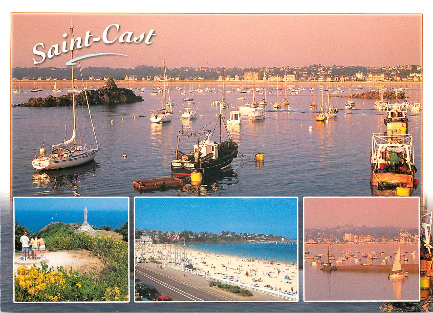 CPM La Bretagne Pittoresque Saint Cast Port Jacquet l'oratoire N D de la Garde