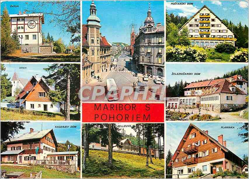 Maribor avec ses alentours — vue panoramique — Z. Vidmar C482