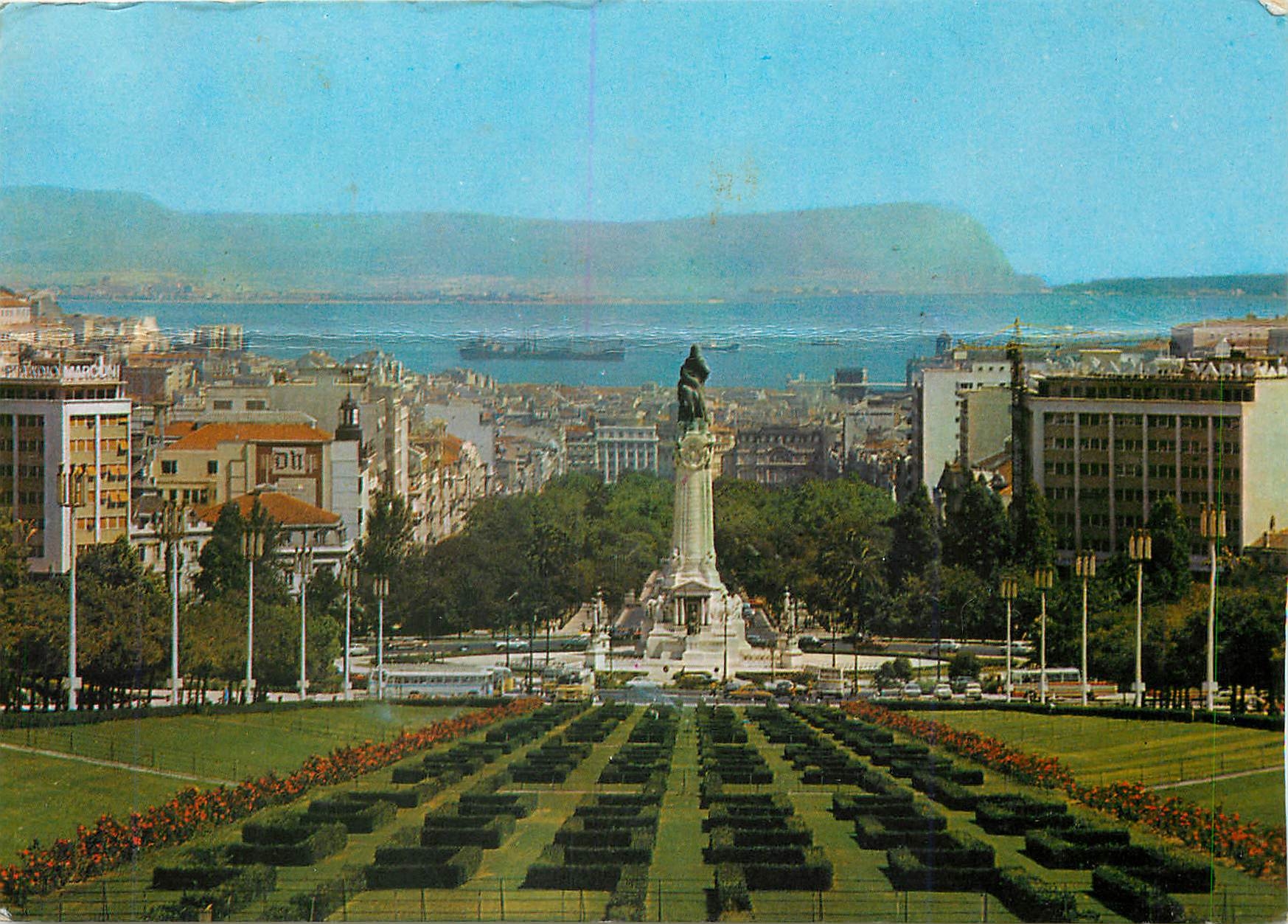CPM Lisboa (Portugal) vue panoramique de la cite vue du Parc Eduardo VII