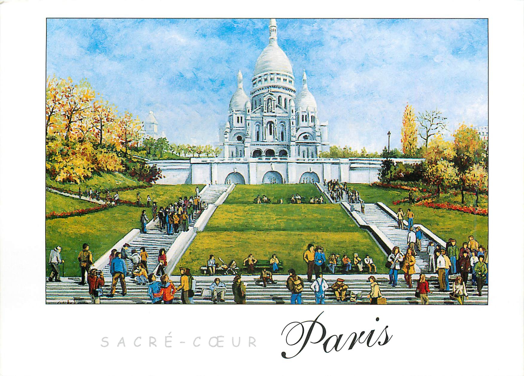 CPM Paris Sacre Coeur