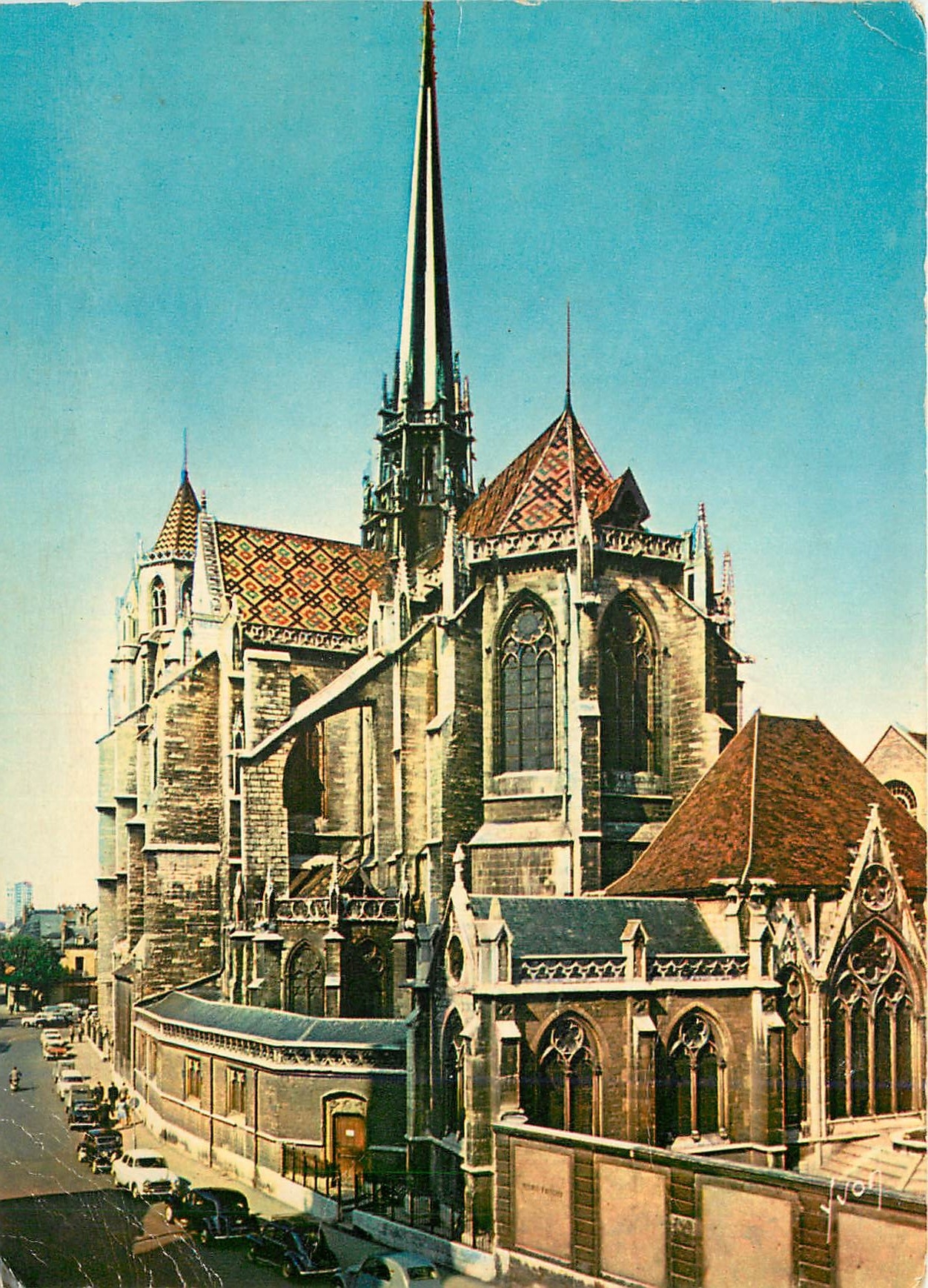 CPM Couleurs et Lumiere de France la Bourgogne Dijon (Cote d'Or) Cathedrale Saint Benigne