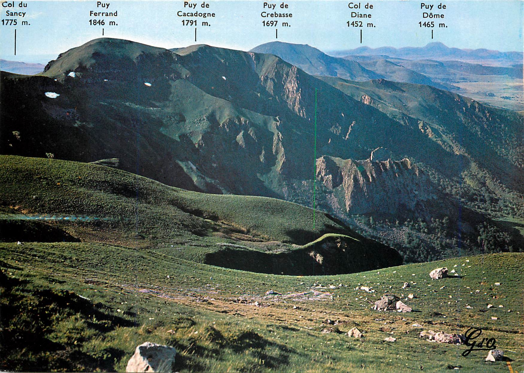 CPM L'Auvergne Massif du Mont Dire Sancy Super Besse
