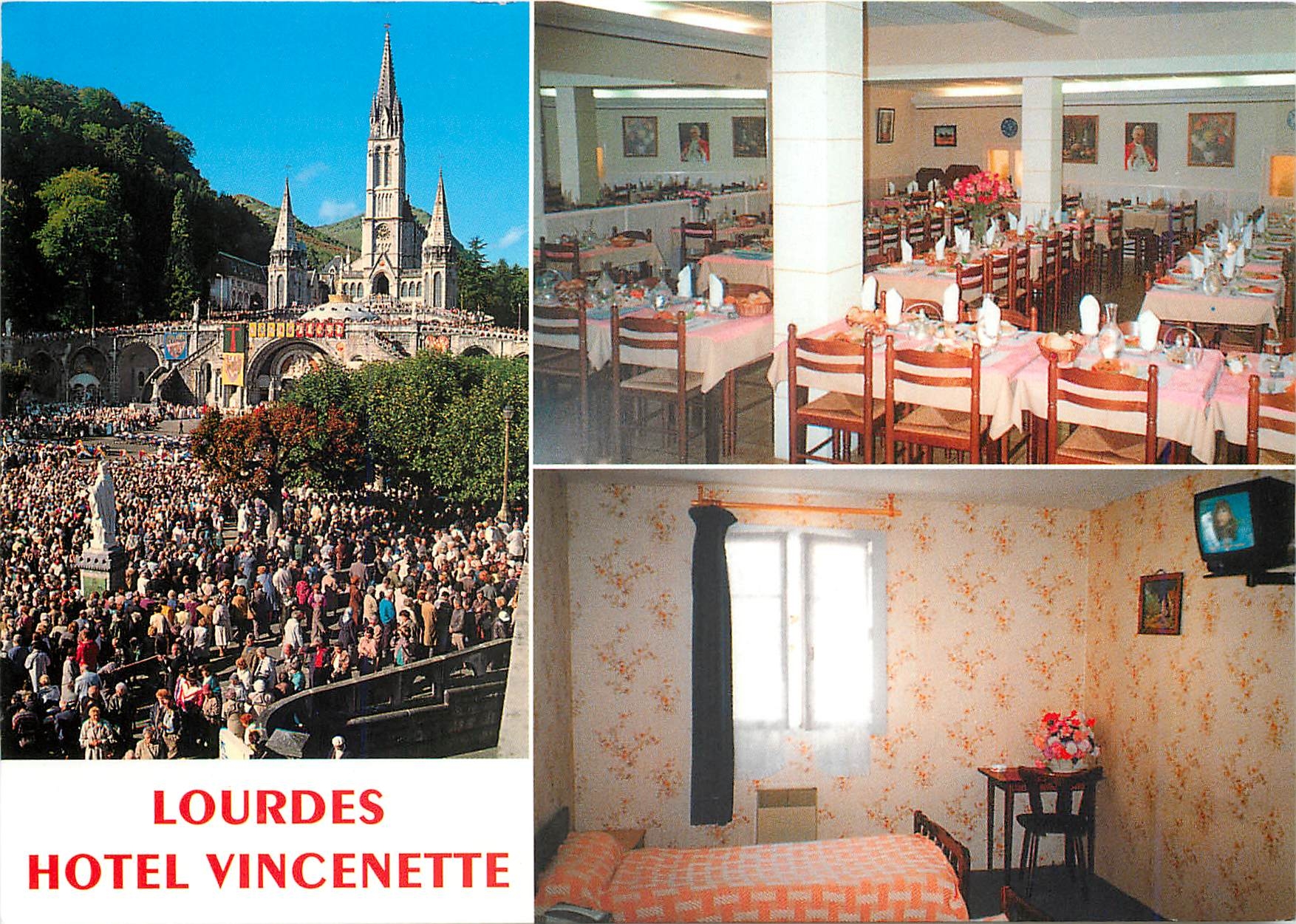 CPM Lourdes Hotel Vincenette