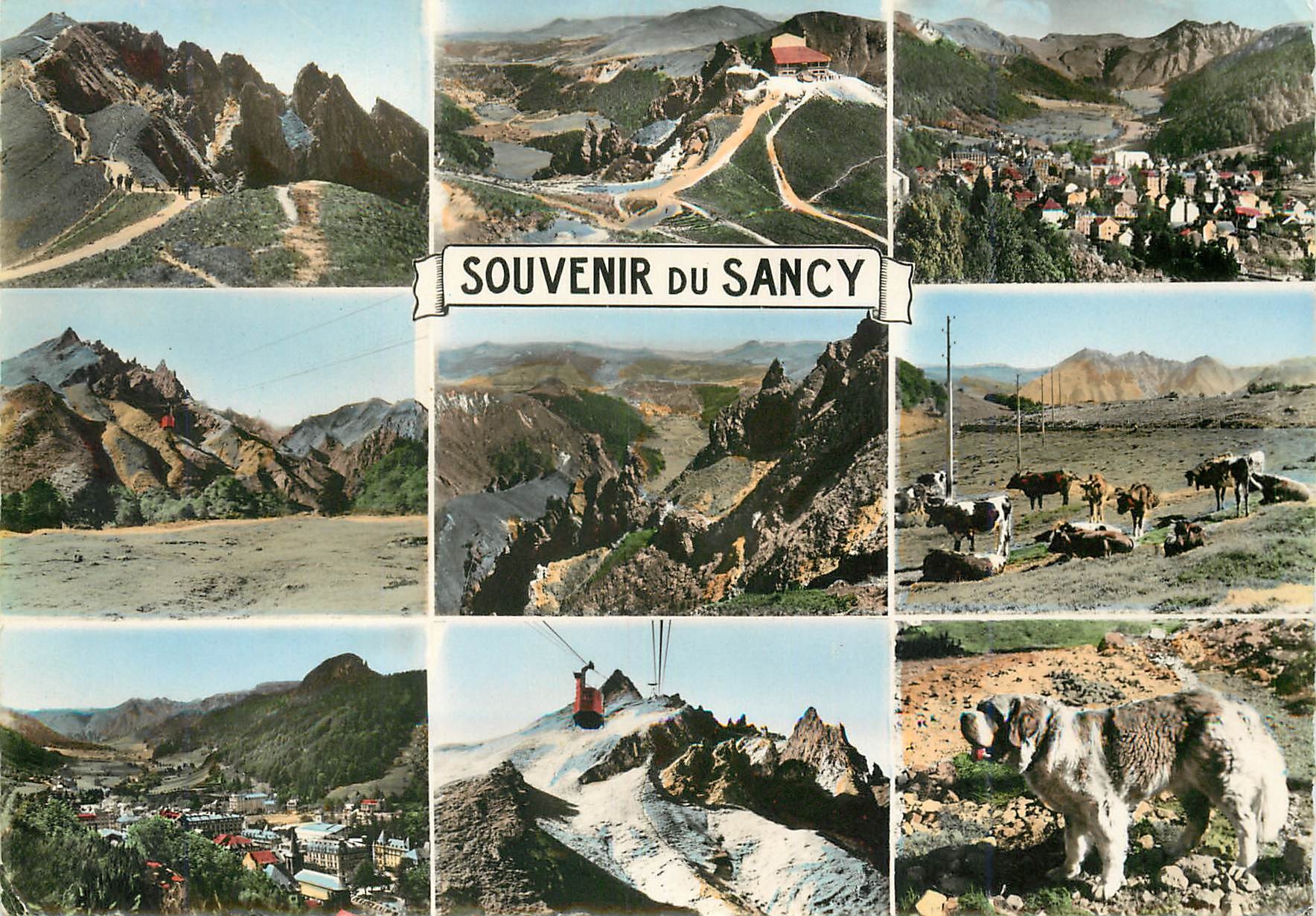 CPM Le Sancy de G a D Le sommet et Aiguilles de l'Enfer