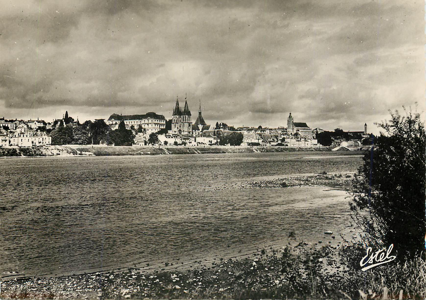 CPM Blois Vue generale sur la ville et la Loire