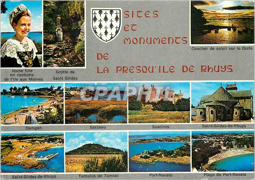 CPM Sites et Monuments de Presqu'ile de Rhuys