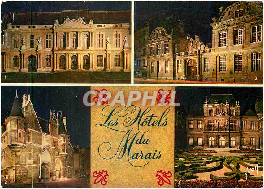 CPM Paris les Hotels du Marais L'Hotel de Soubise Construit en 1704