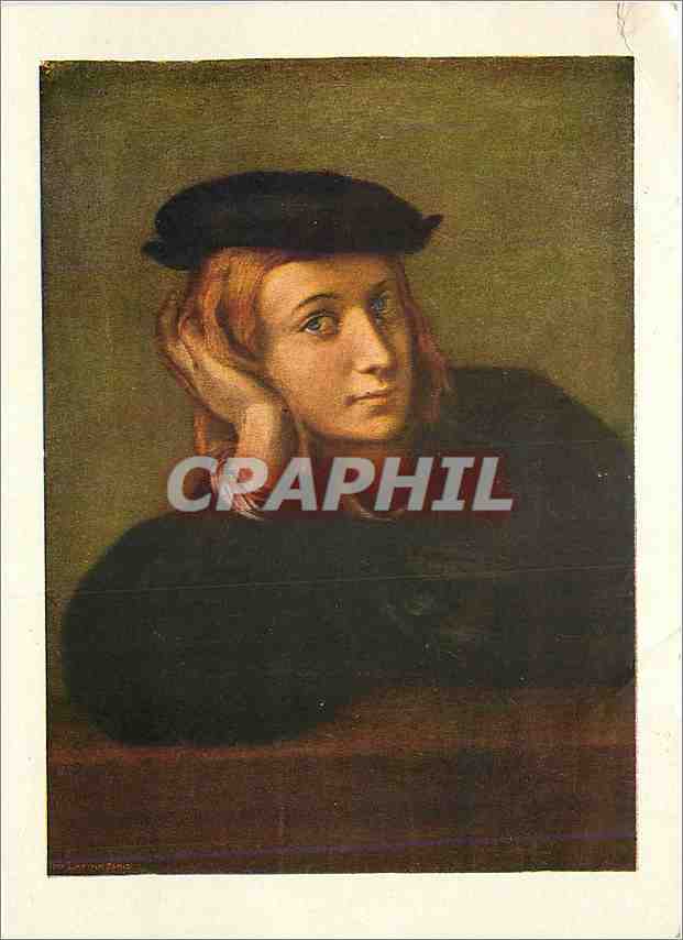 CPM Raffaelo Santi du Raphael Sanzio 1483 1520 Portrait de jeune homme