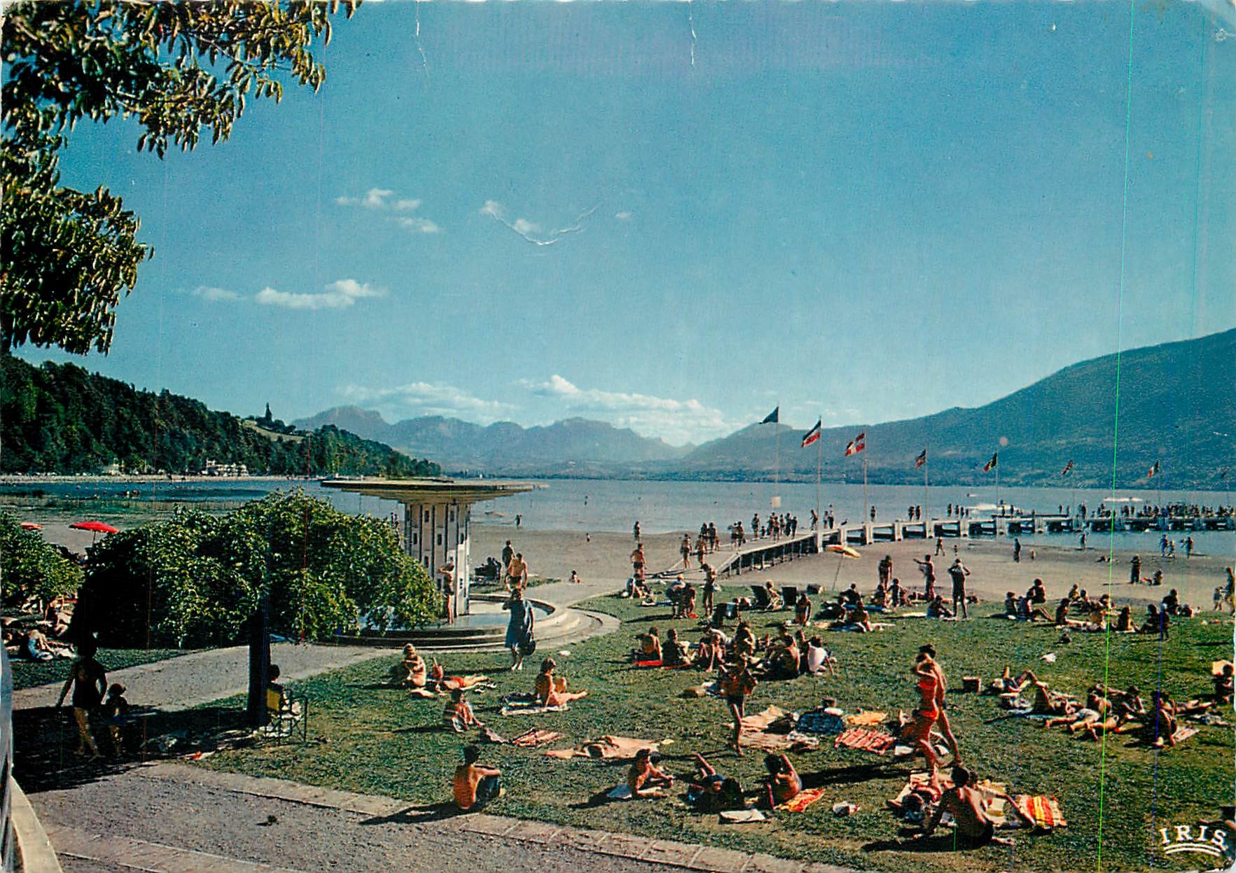 CPM Aix les Bains La Grande Plage