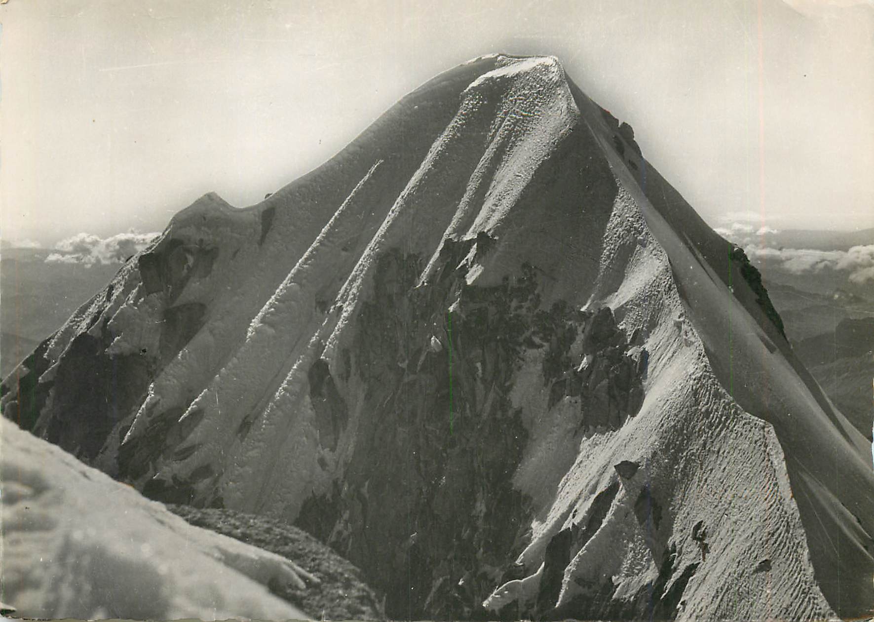 CPM Montagnes Massif du Mont Blanc aiguille Verts (4121 m) de la Grande Rocheuse (4103)