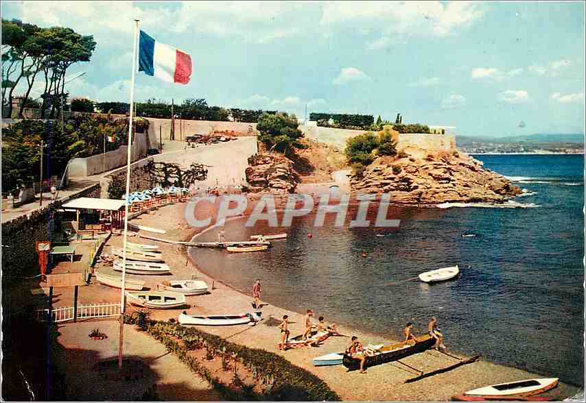 CPM Reflets de Provence La Ciotat (Bouches du Rhone) La Calanque du Mugel la Plage