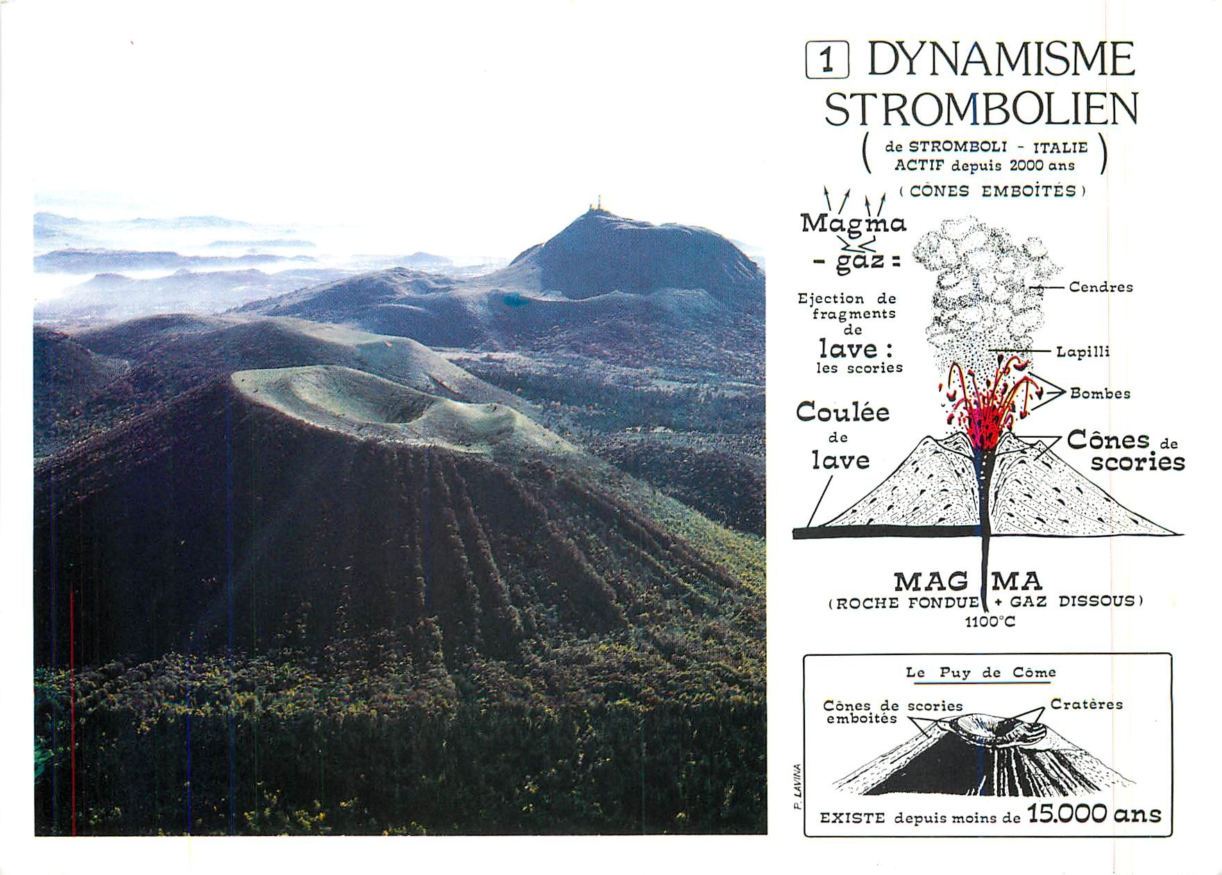 CPM Volcanisme en Auvergne Le Puy de Come (1293 m) est un volcan a dynamisme strombolien de la chain