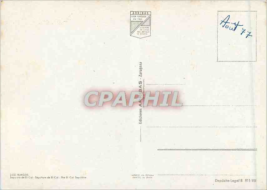 CPM Burgos — Rückseite