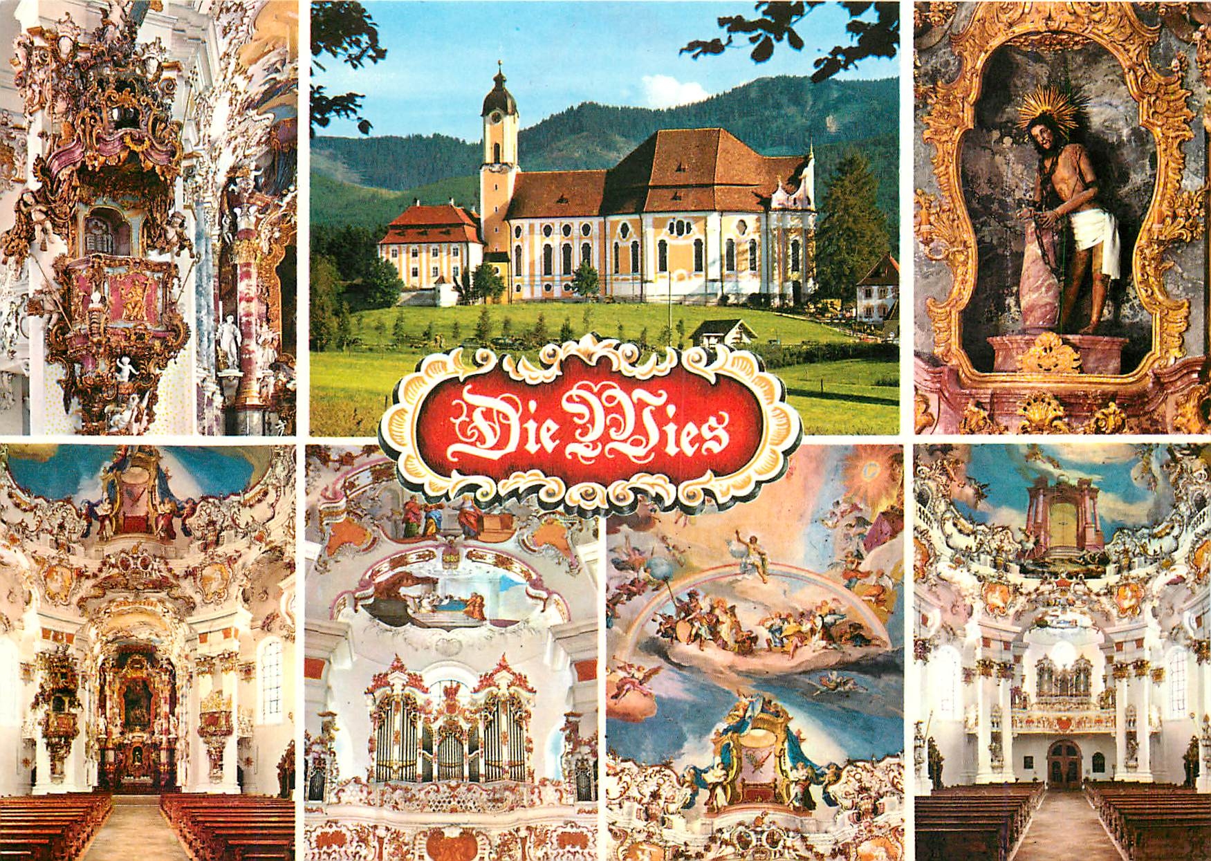CPM Die Wies Eglise de pelerinage die Wies