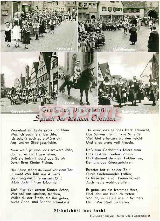 CPM Dinkelsbuhl die tausendjahrige Stadk Kinderzeche