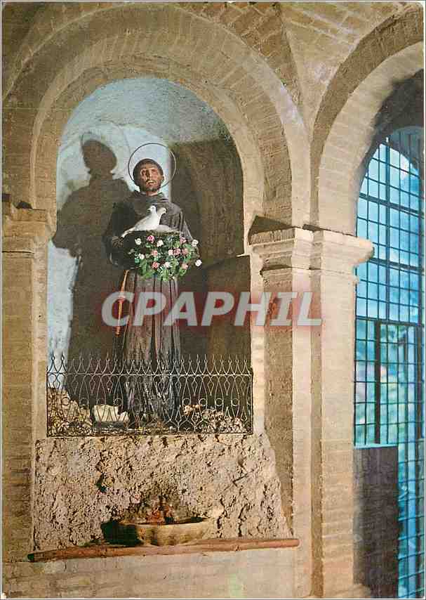 CPM Basilique Patriarcale di S Maria Angeli (Assisi) St Francois et les Tourterelles