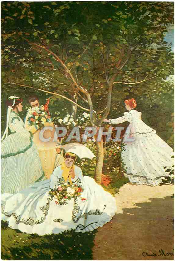 CPM Claude Monet 1840 1926 Femmes au jardin 1866 67 Paris Musee d'Orsay