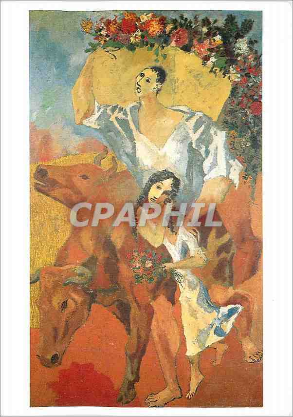 CPM Musee d'Osay Paris Composition les paysans 1906 huile sur toile